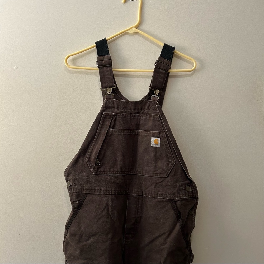 Dark Brown Carhartt Overalls